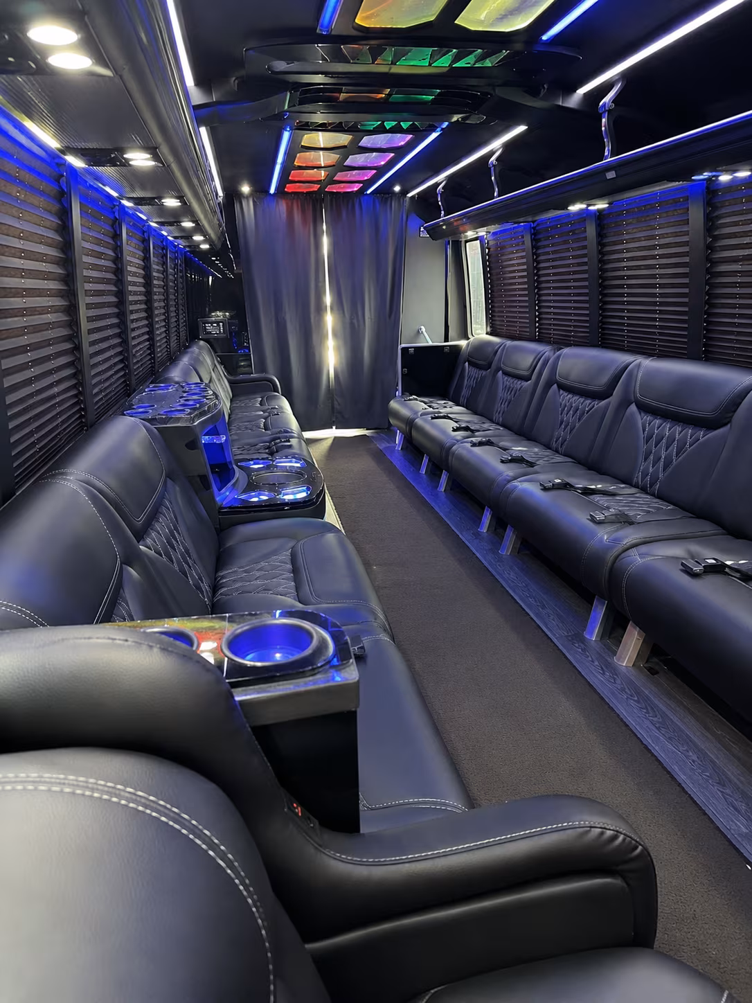 28 Passenger Party Bus Inside