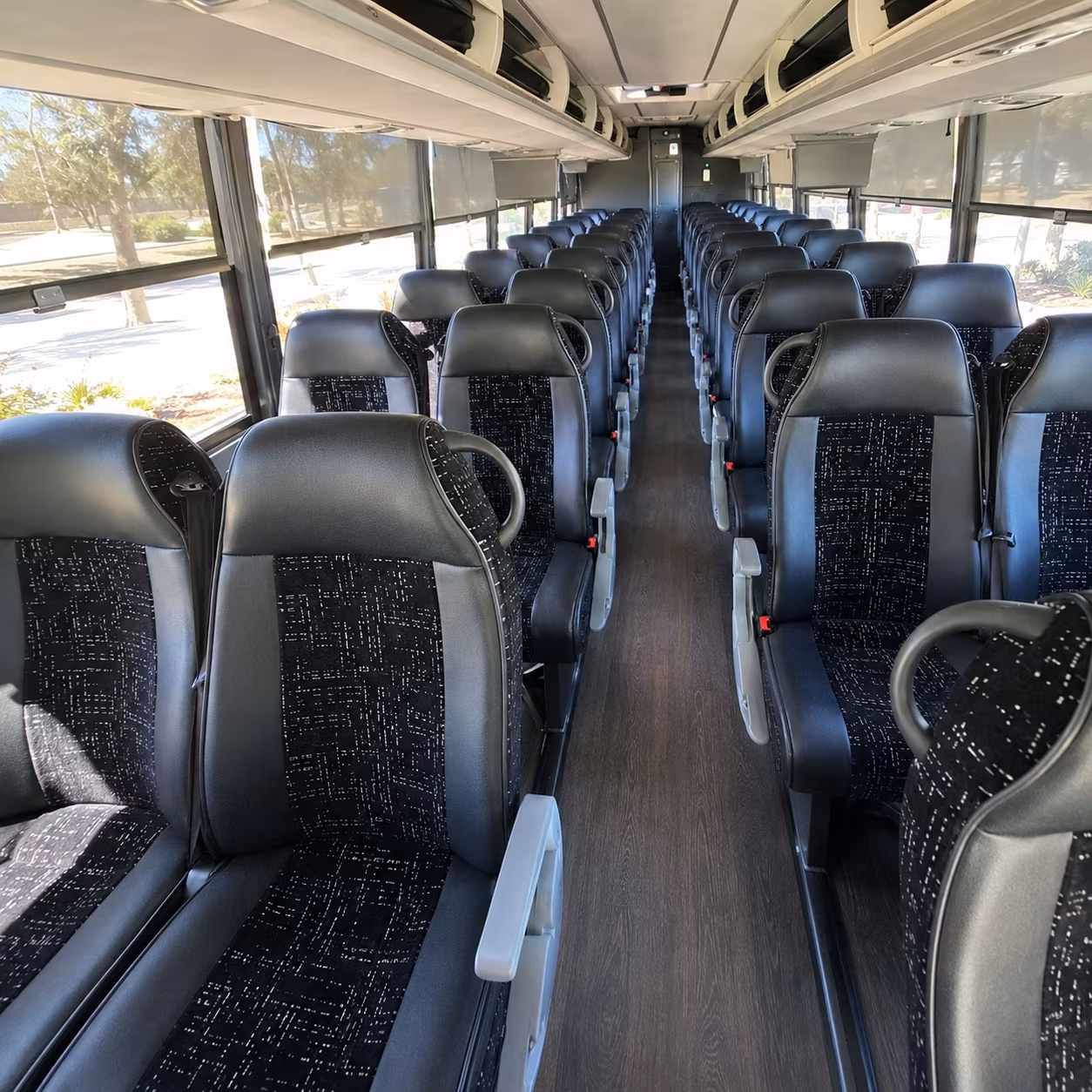 40-56 Passenger Charter Bus Interior