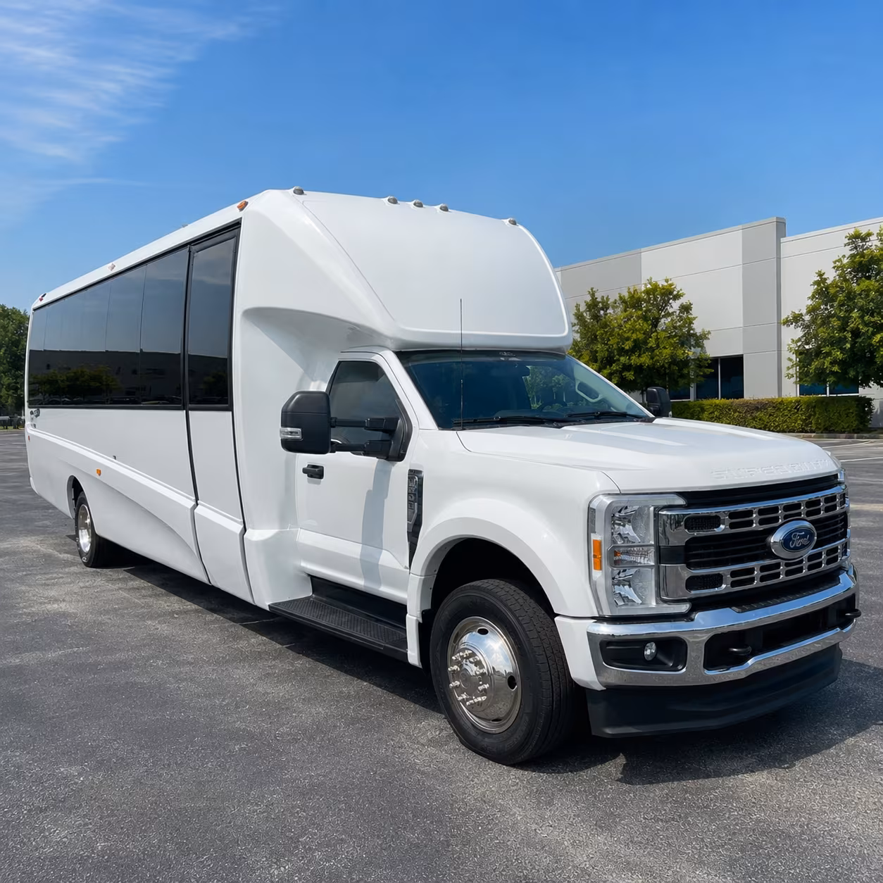 Thornton Airport Shuttle & Transportation party bus exterior