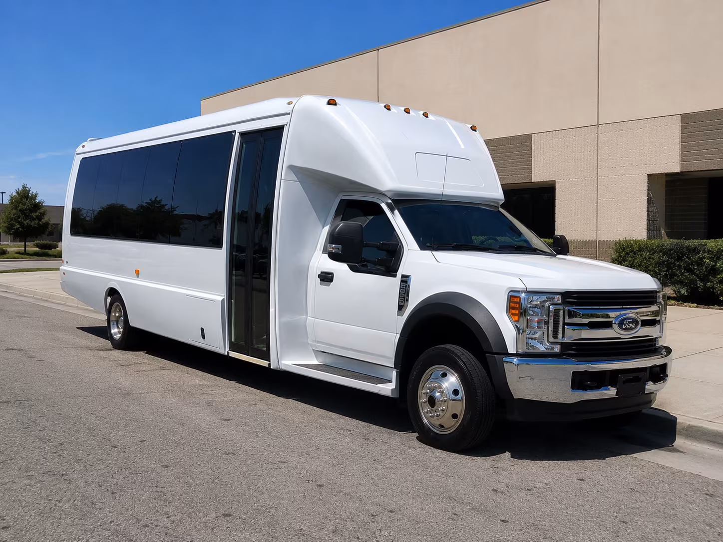 Thornton Airport Shuttle & Transportation party bus exterior