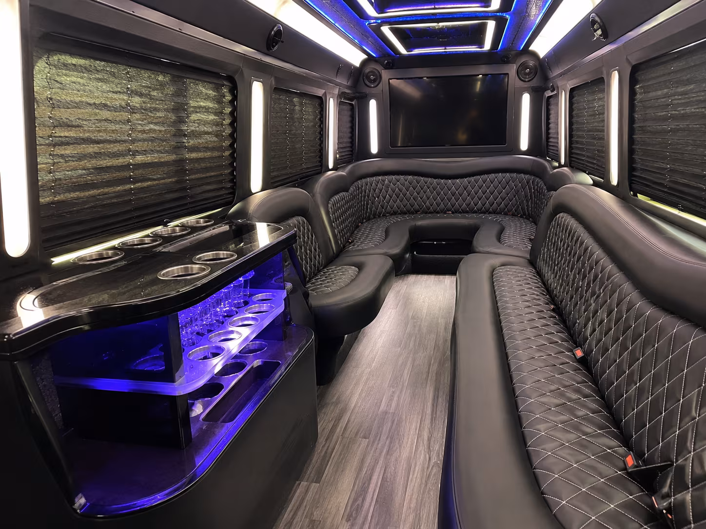 Thornton Bachelor & Bachelorette Transportation onboard seating