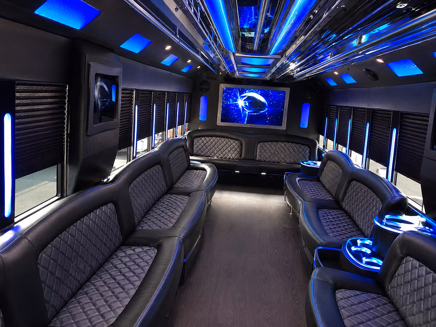 Thornton Bachelor & Bachelorette Transportation party bus exterior