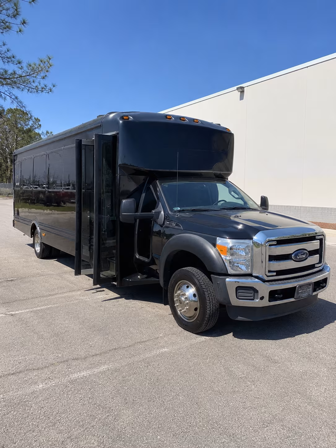 Thornton Birthday, Sweet 16, & Quinceañera Transportation party bus exterior