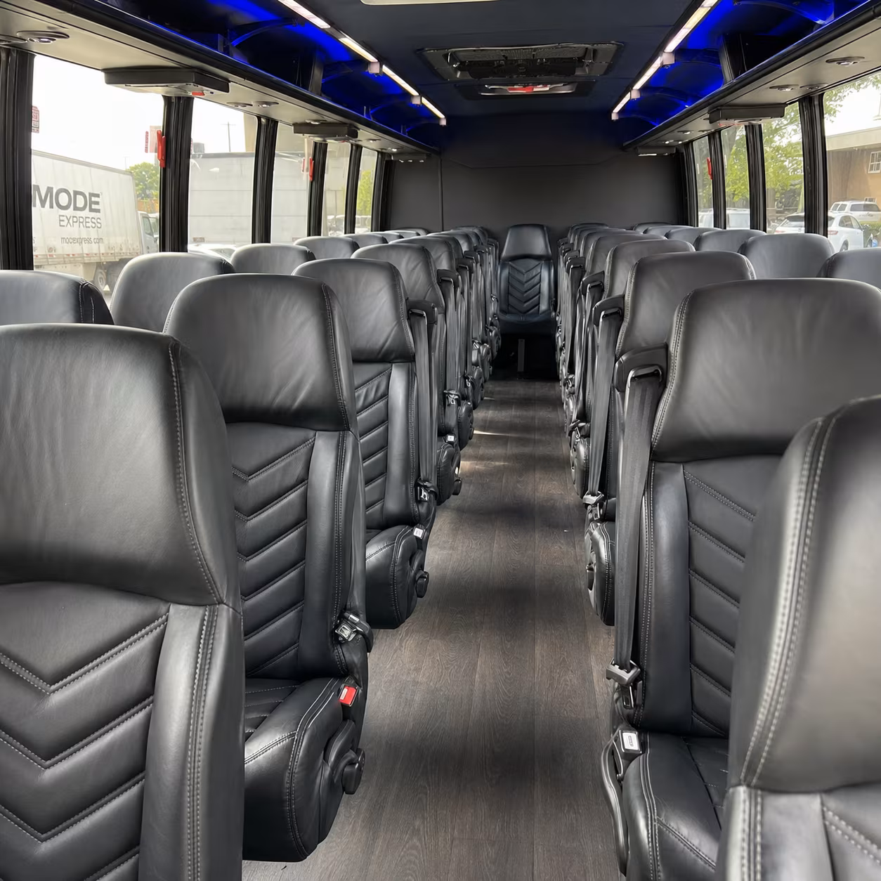 Thornton Corporate Transportation party bus exterior
