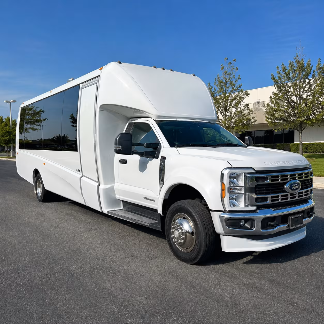 Thornton Corporate Transportation party bus exterior