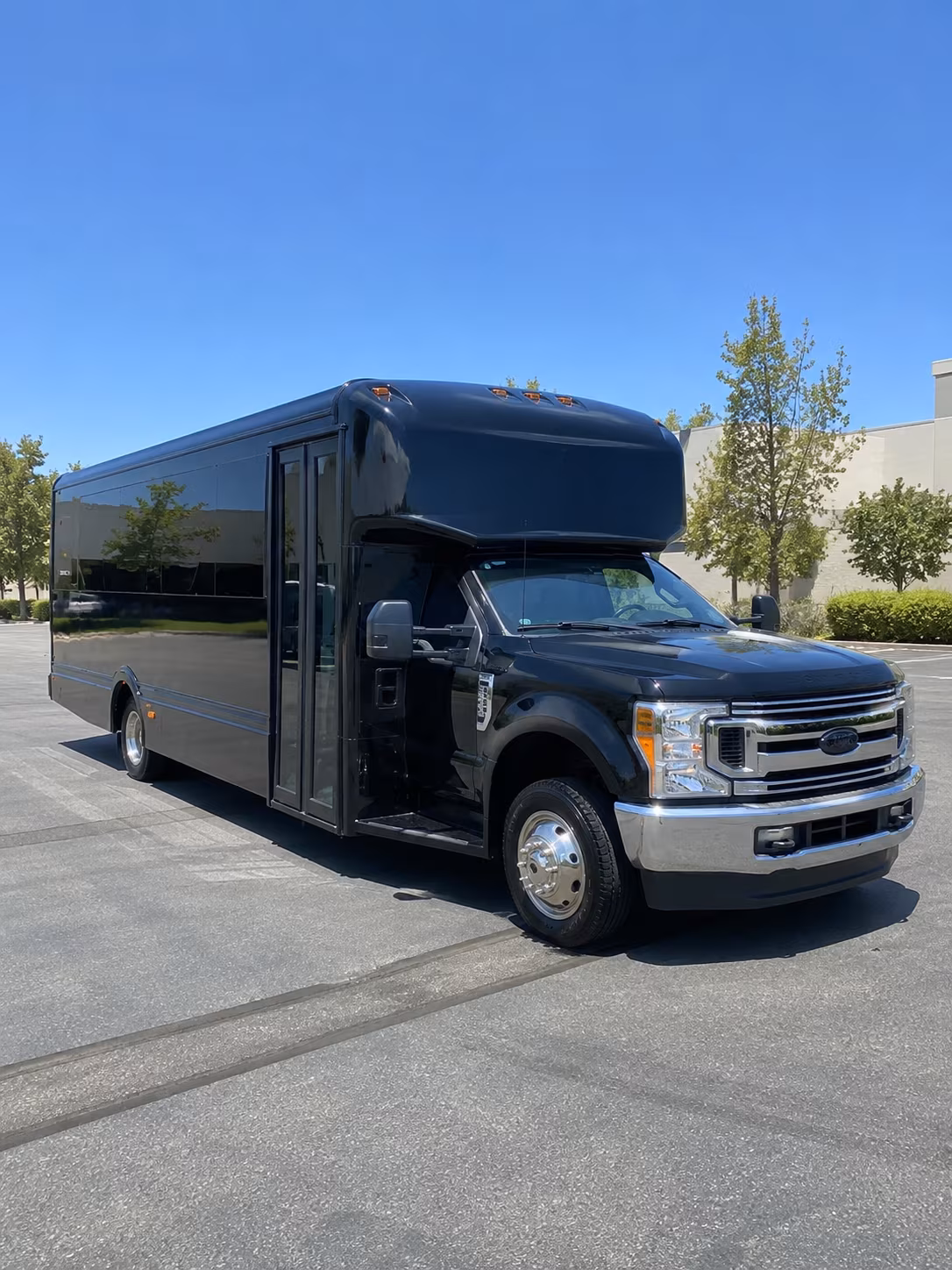 Thornton Sporting Event Transportation party bus exterior
