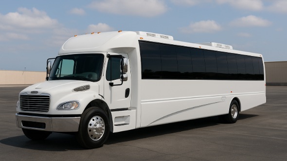 Exterior of Thornton Party Bus Company's 20 Passenger Party Bus in Westminster