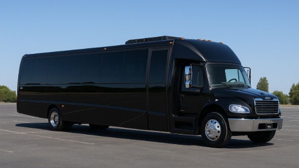 Exterior of Thornton Party Bus Company's 25 Passenger Party Bus in Lakewood