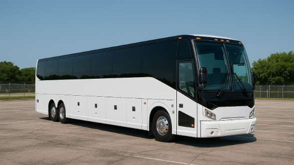 Exterior of Thornton Party Bus Company's 40 Passenger Party Bus in Denver
