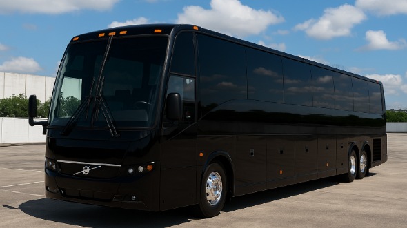 Exterior of Thornton Party Bus Company's 50 Passenger Party Bus in Commerce City
