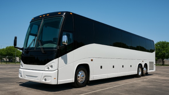 Exterior of Thornton Party Bus Company's 50 Passenger Party Bus in Lakewood