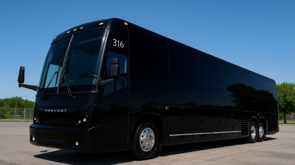 Exterior of Thornton Party Bus Company's 50 Passenger Party Bus in Westminster