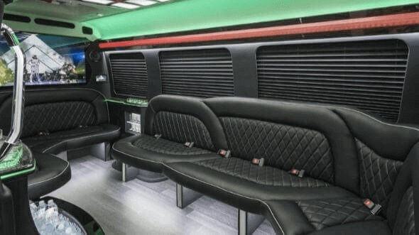thornton 14 passenger sprinter limousine interior